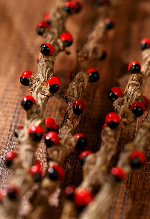 Świąteczne dekoracje Gałązki Cherry branch wiązka 6 szt./op.